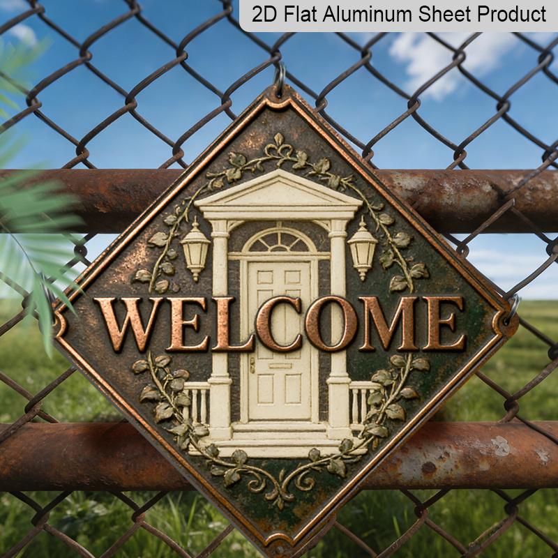 2D Flat - 1pc, Welcoming Theme, Decorative Gift for Colleagues, Vintage Metal Sign, Suitable for Decorating Offices, Reception Areas, Meeting Zones 20*20cm
2D Flat - 1pc, Welcoming Theme, Decorative Gift for Colleagues, Vintage Metal Sign, Suitable for Decorating Offices, Reception Areas, Meeting Zones 20*20cm