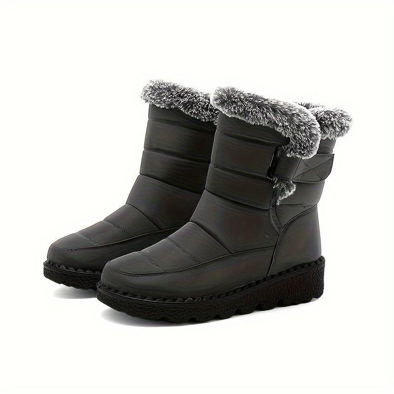 Women S Winter Boots - Light Gray Mid-Calf Snow Boots with Plush Fleece Lining, & Slip-Resistant, Thick Treaded Sole for Winter Outdoor Activities Size 37
Women S Winter Boots - Light Gray Mid-Calf Snow Boots with Plush Fleece Lining, & Slip-Resistant, Thick Treaded Sole for Winter Outdoor Activities Size 37