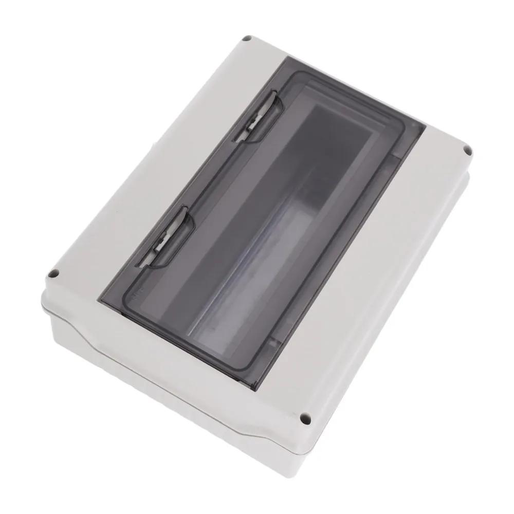 Junction Wire Box 12 Ways Outdoor Waterproof Electrical Distribution Box Circuit Breaker MCB Power Plastic сірий колір
Junction Wire Box 12 Ways Outdoor Waterproof Electrical Distribution Box Circuit Breaker MCB Power Plastic сірий колір