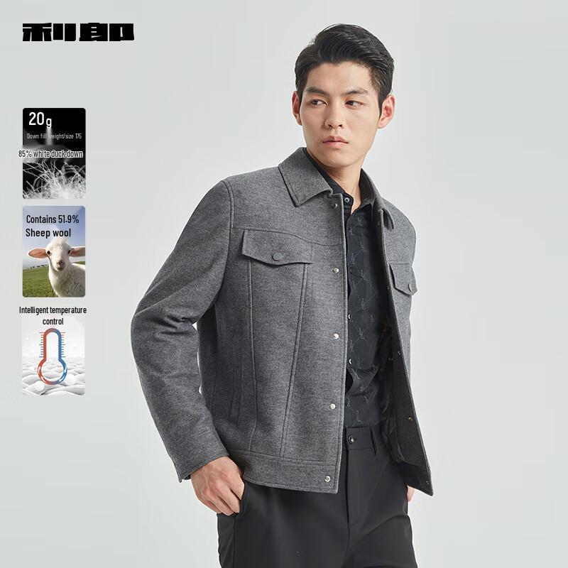 Lilanz Men s Short Down Wool Blend Jacket 180/96A
Lilanz Men s Short Down Wool Blend Jacket 180/96A