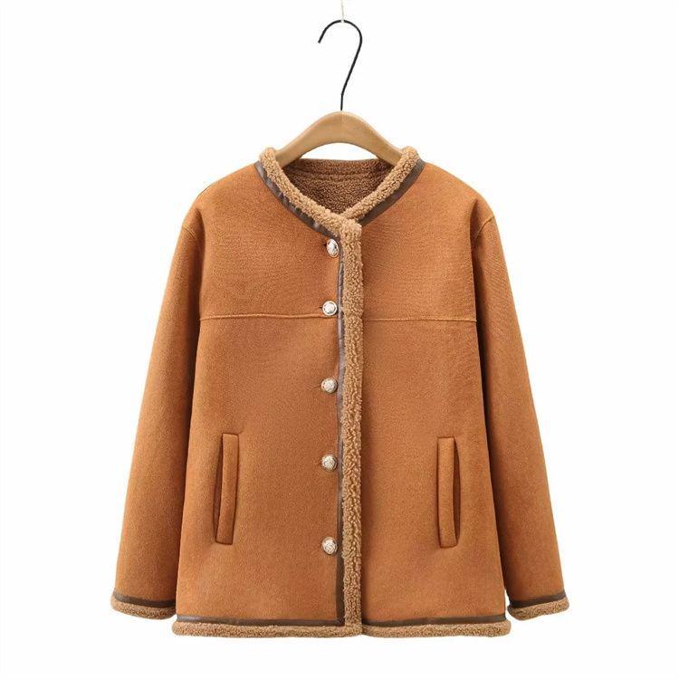 Women s Plus Size Shearling Jacket - Autumn/Winter Lambswool Cardigan, Trendy & Versatile Style 4XL (180-200 jin)
Women s Plus Size Shearling Jacket - Autumn/Winter Lambswool Cardigan, Trendy & Versatile Style 4XL (180-200 jin)