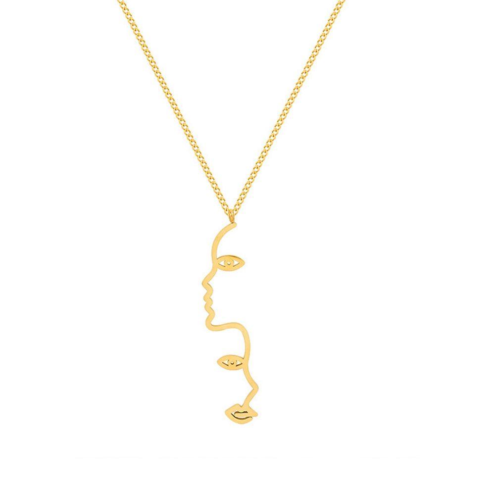 Geometric Clavicle Chain Female Sweater Chain Korean Style Necklace Titanium steel Necklace
Geometric Clavicle Chain Female Sweater Chain Korean Style Necklace Titanium steel Necklace