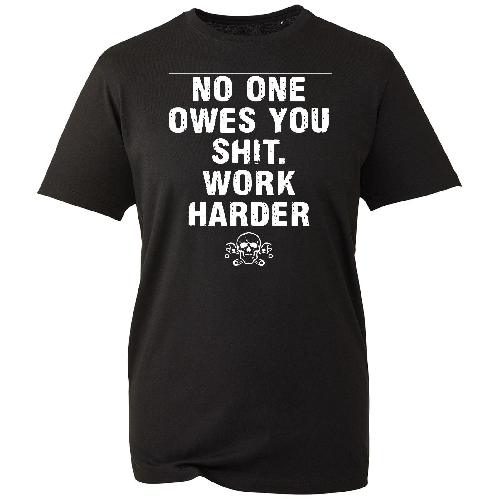 Latest Motivation T-shirt No One Owes You WORK HARD Gift Top Men s Unisex Tee M
Latest Motivation T-shirt No One Owes You WORK HARD Gift Top Men s Unisex Tee M