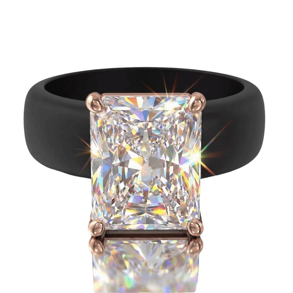 Chic Geometric Lady Ring Wedding Light Luxury Rhinestone Ring Large Zircon Crystal Finger Rings PartyA Size 7 чёрный
Chic Geometric Lady Ring Wedding Light Luxury Rhinestone Ring Large Zircon Crystal Finger Rings PartyA Size 7 чёрный