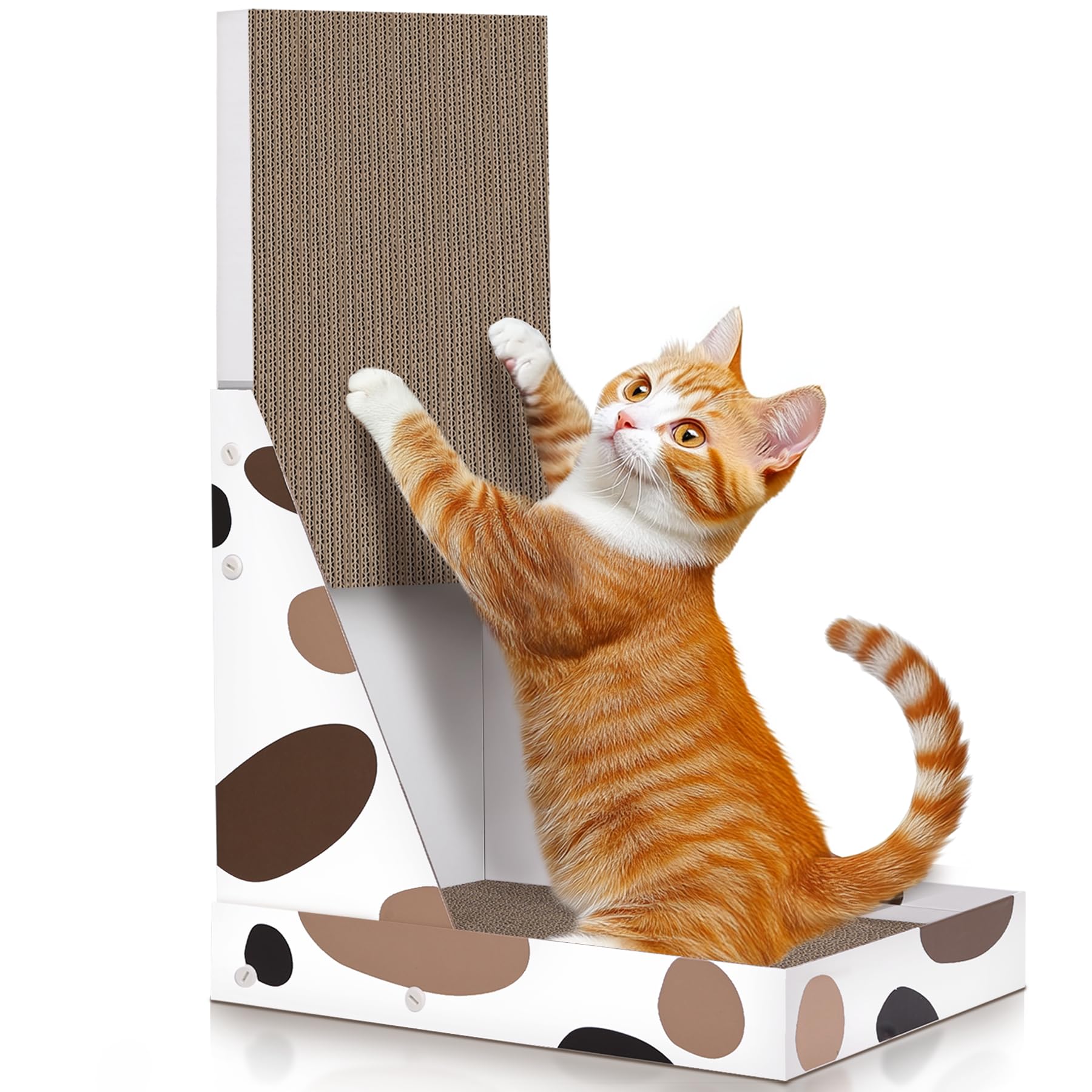 ComSaf Cat Claw Vertical Large Nail Cat Box Easy to Three Flower Pattern Sharpener, картон, L-образная форма, точилка, настенная, в комплекте, сборка,
ComSaf Cat Claw Vertical Large Nail Cat Box Easy to Three Flower Pattern Sharpener, картон, L-образная форма, точилка, настенная, в комплекте, сборка,