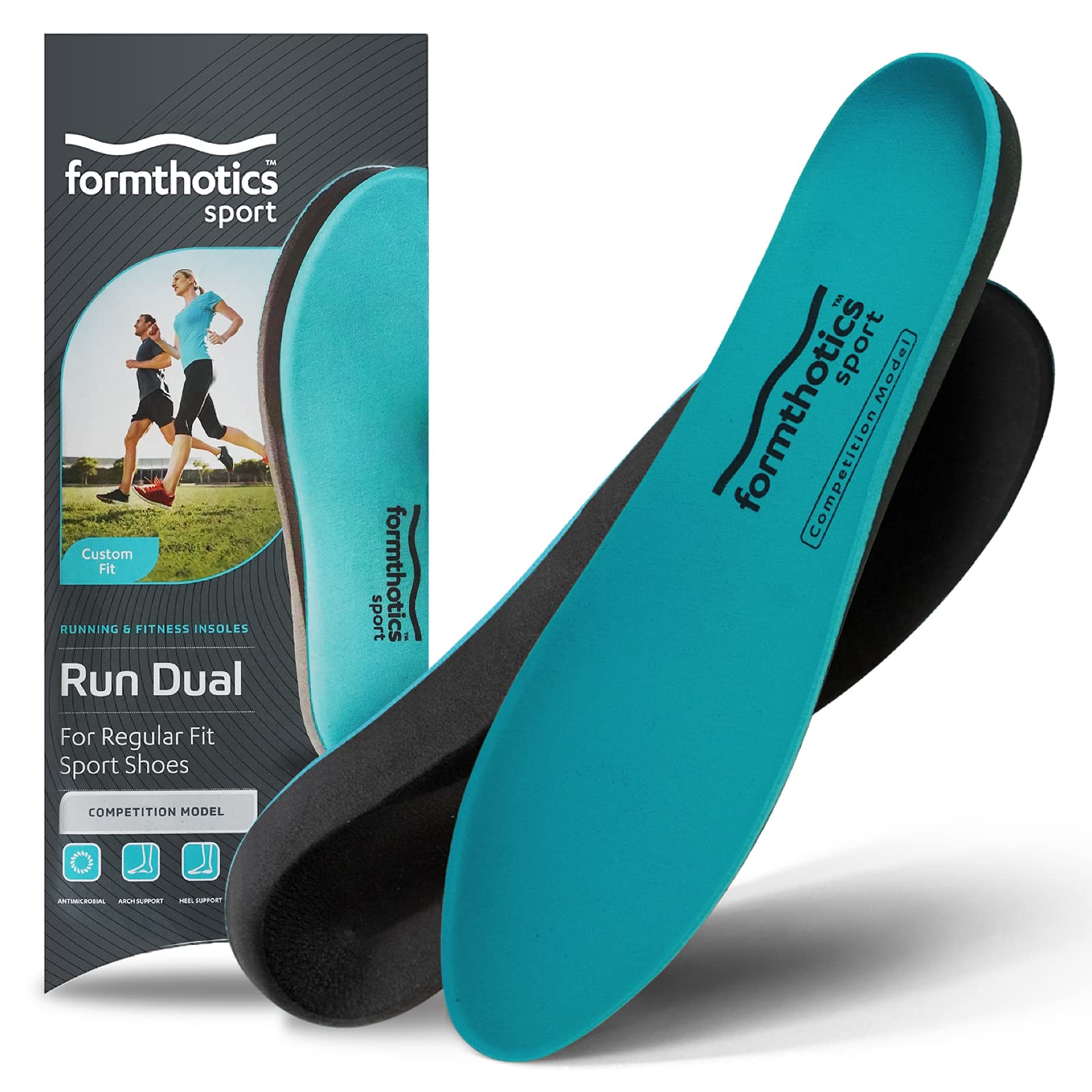 Спортивная стелька Formthotics Running RunDual Competition M (Низкая арка) Бирюзовый/угольный
Спортивная стелька Formthotics Running RunDual Competition M (Низкая арка) Бирюзовый/угольный