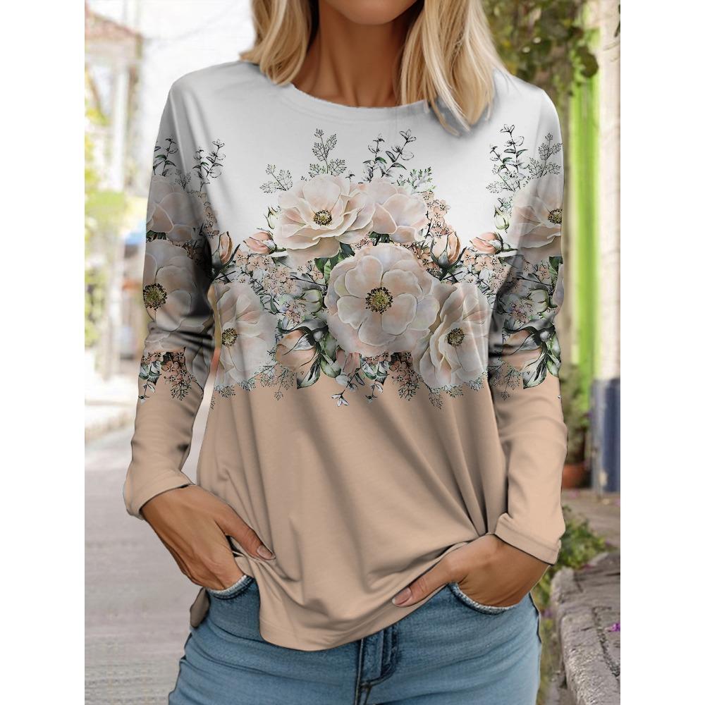 Round neck casual top long sleeved T-shirt XL
Round neck casual top long sleeved T-shirt XL