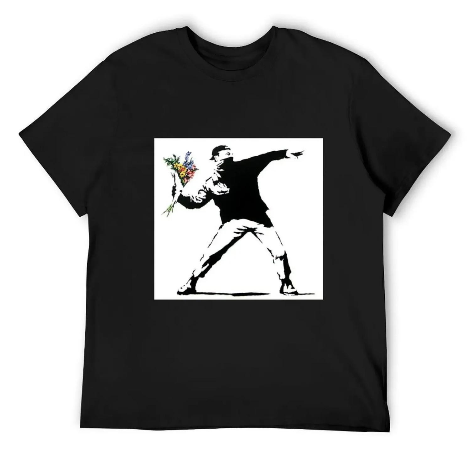 Flower Thrower - Banksy T-Shirt custom shirt cotton graphic tees oversized t shirt oversizeds Men s cotton t-shirt XXXXXL різнокольоровий
Flower Thrower - Banksy T-Shirt custom shirt cotton graphic tees oversized t shirt oversizeds Men s cotton t-shirt XXXXXL різнокольоровий