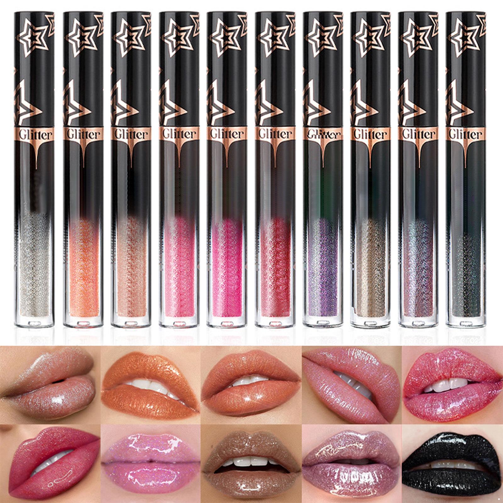 Metallic Shimmer Lip Gloss 1Pc Long Lasting Waterproof Sparkly Lipstick for Women Girls Makeup Accessory Everyday Use One Size
Metallic Shimmer Lip Gloss 1Pc Long Lasting Waterproof Sparkly Lipstick for Women Girls Makeup Accessory Everyday Use One Size