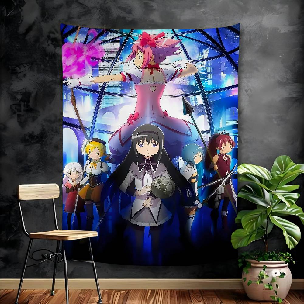 Puella Magi Madoka Magica Printed Large Wall Tapestry Hanging Tarot Hippie Wall Rugs Dorm Art Home Decor 74x94cm(29x37in)
Puella Magi Madoka Magica Printed Large Wall Tapestry Hanging Tarot Hippie Wall Rugs Dorm Art Home Decor 74x94cm(29x37in)