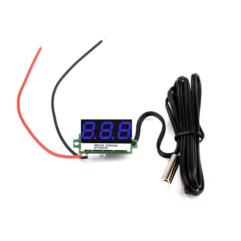 Precise Digital Thermometers Real Time Display Waterproof Probes 1meter Cable For Temperature Controller systems Heat Resist синій
Precise Digital Thermometers Real Time Display Waterproof Probes 1meter Cable For Temperature Controller systems Heat Resist синій