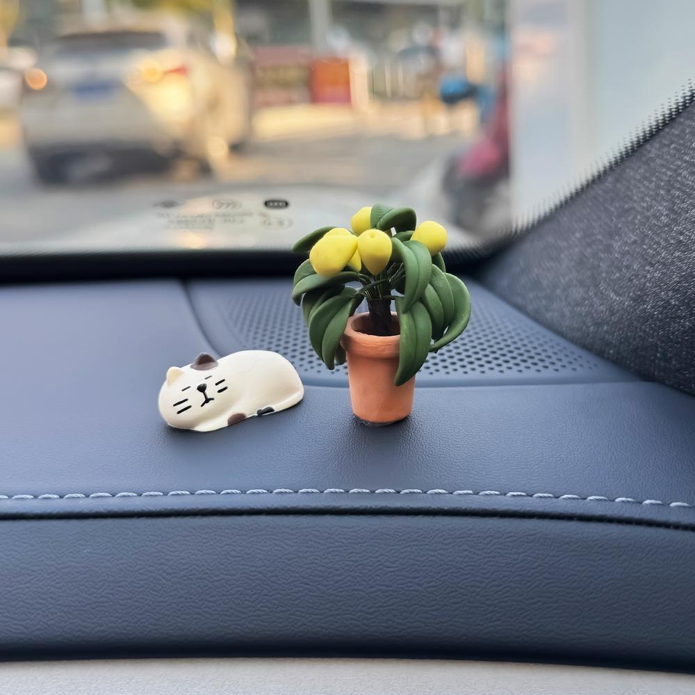 Orange Tree and Cat Car Ornament Small Car Ornament for Dashboard Creative and Premium Interior Decoration
Orange Tree and Cat Car Ornament Small Car Ornament for Dashboard Creative and Premium Interior Decoration