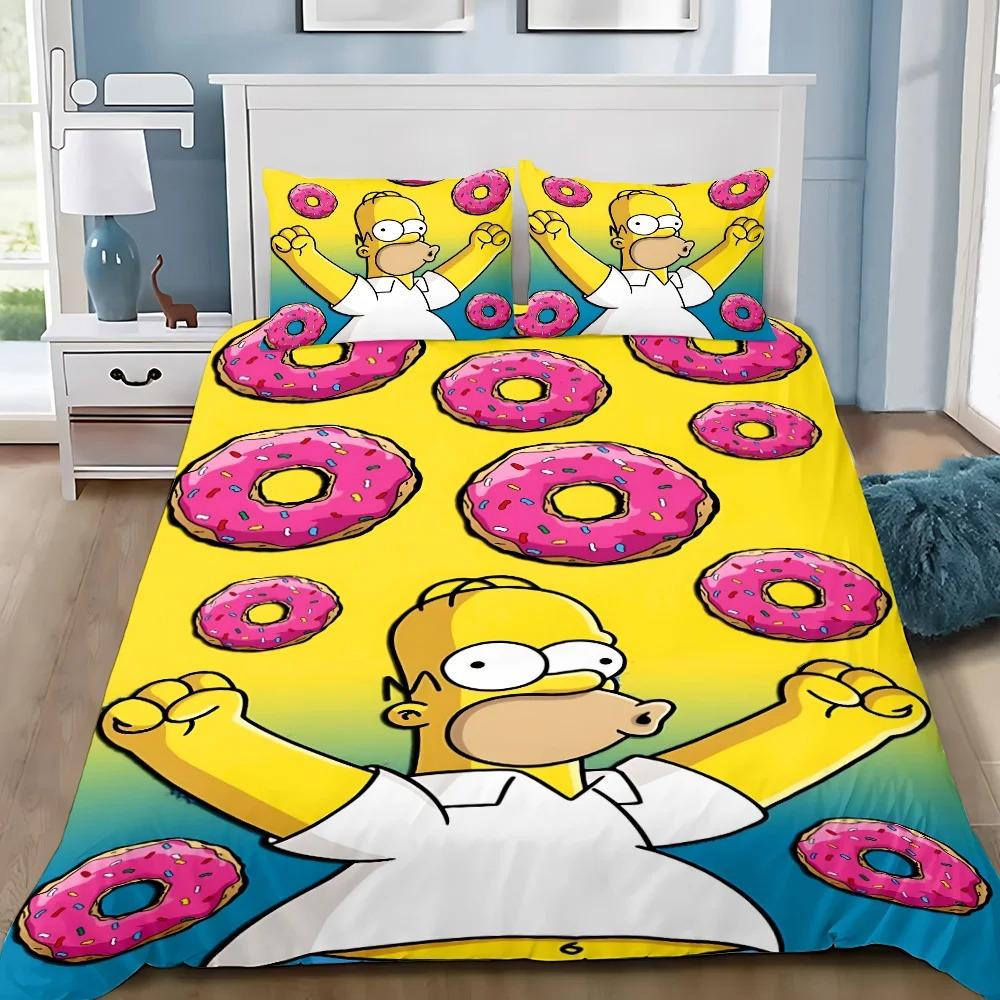 Duvet Cover Pillowcase Bedding Set Cartoon S-Simpsonss Adult Boy Girl Bedroom Decoration Children Gift Single Double Large Size 260x240cm
Duvet Cover Pillowcase Bedding Set Cartoon S-Simpsonss Adult Boy Girl Bedroom Decoration Children Gift Single Double Large Size 260x240cm