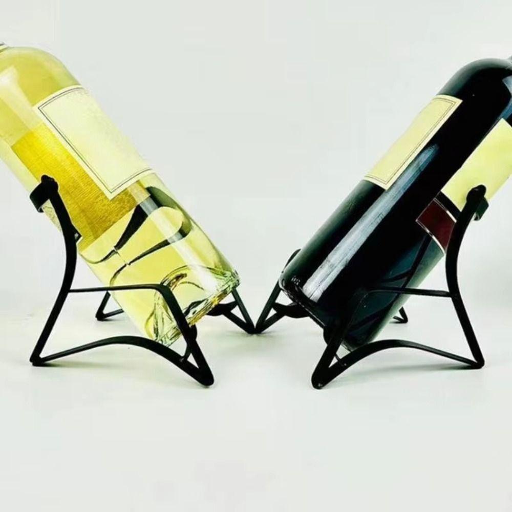 Simple Style Chair Shape Wine Rack Wrought Iron Champagne Stand Counter Decoration чорний
Simple Style Chair Shape Wine Rack Wrought Iron Champagne Stand Counter Decoration чорний