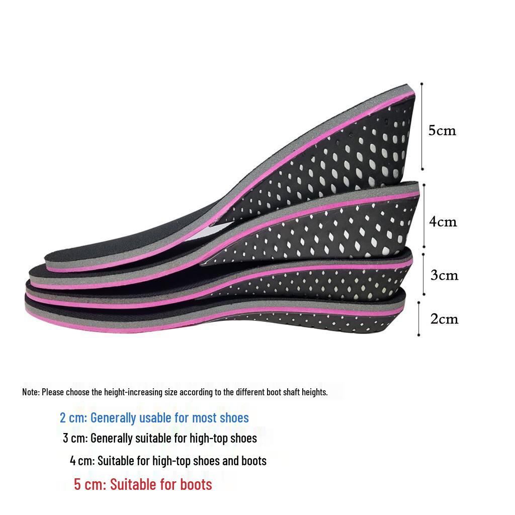 EVA Breathable Height-Increasing Insoles - Adjustable Invisible Sports Half & Full Insoles Increase 4cm
EVA Breathable Height-Increasing Insoles - Adjustable Invisible Sports Half & Full Insoles Increase 4cm