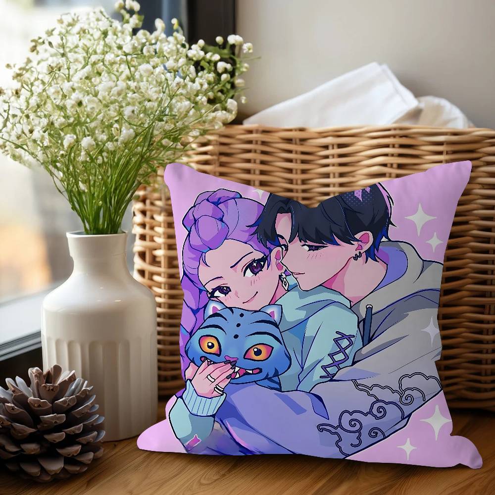 K-pop Охотники на демонов Руми Наволочка Чехол для диванной подушки Украшение дома Комнатный декор Детский подарок 12x12Inch
K-pop Охотники на демонов Руми Наволочка Чехол для диванной подушки Украшение дома Комнатный декор Детский подарок 12x12Inch