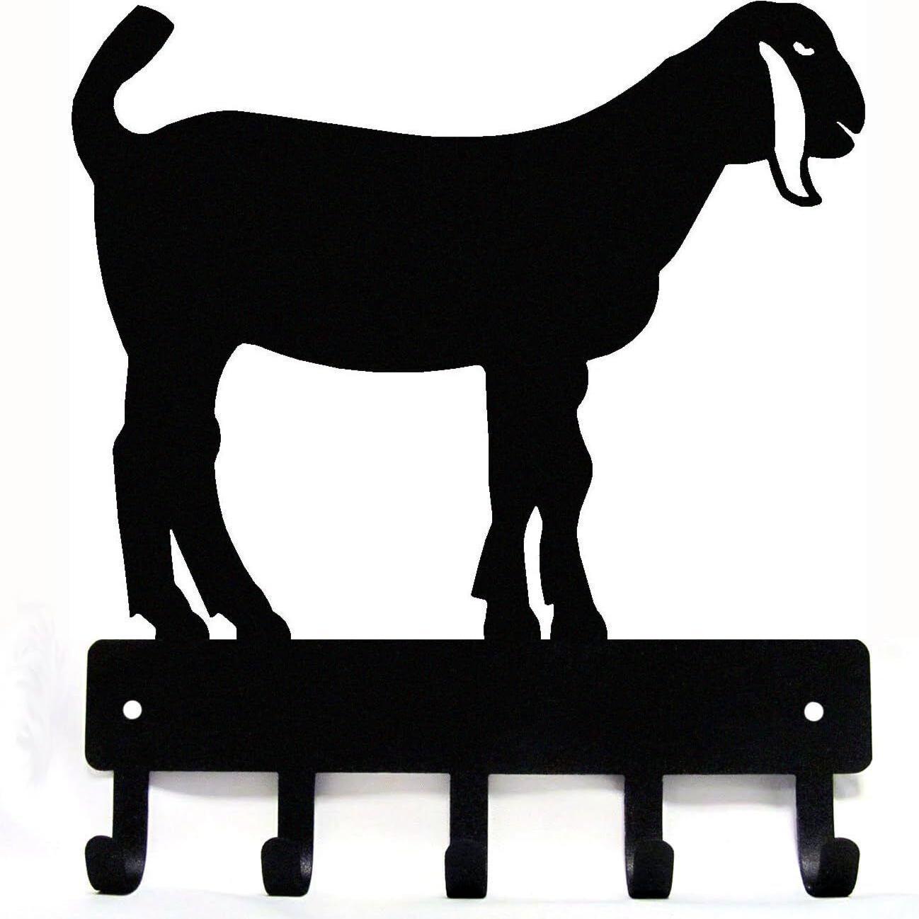 Nubian Goat #2 Key Rack - 6 дюймов Ширина / 9 дюймов Ширина Металлическая настенная обложка
Nubian Goat #2 Key Rack - 6 дюймов Ширина / 9 дюймов Ширина Металлическая настенная обложка