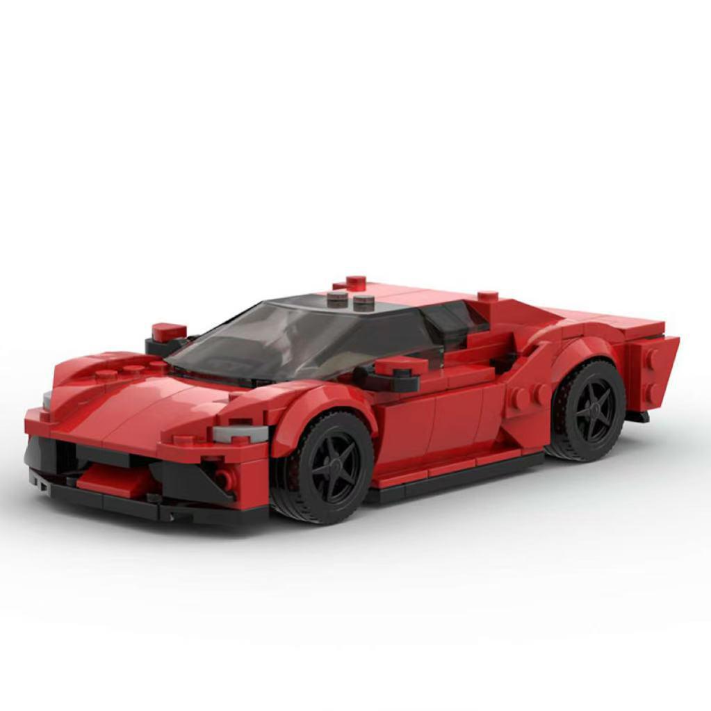 Совместимая с LEGO MOC Модель автомобиля-пазла Ferrari 296 GTB - Креативная гоночная игрушка для мальчиков
Совместимая с LEGO MOC Модель автомобиля-пазла Ferrari 296 GTB - Креативная гоночная игрушка для мальчиков