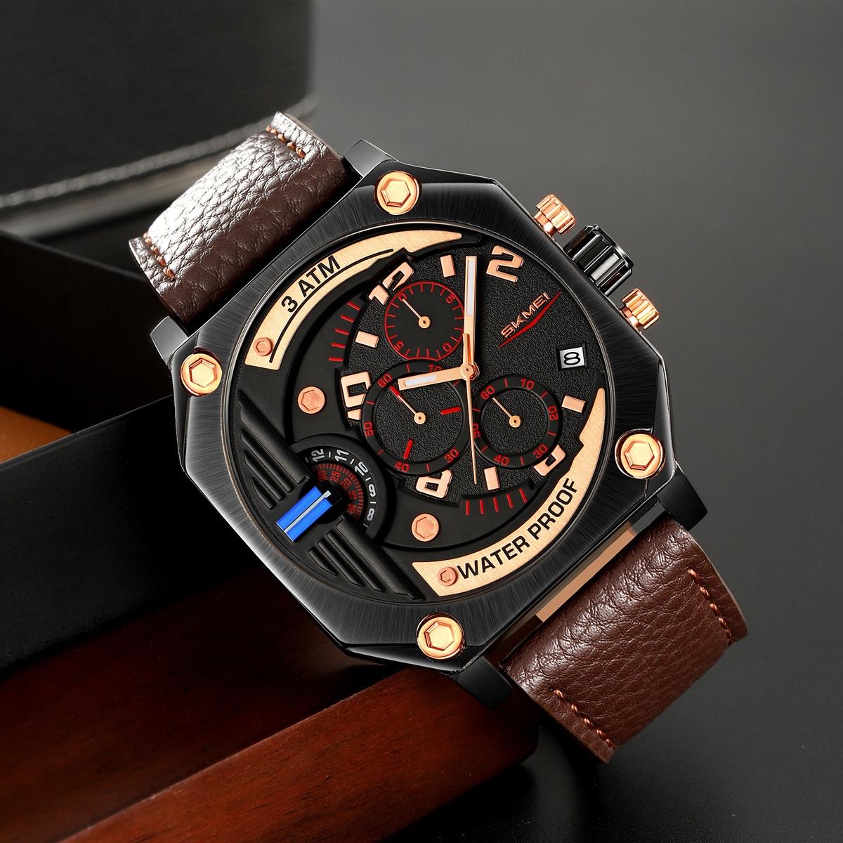Men Watch Retro Colors Business Leather Quartz Watches Waterproof Date Luminous Casual Clock Fashion Relogio Masculino зелений/чорний
Men Watch Retro Colors Business Leather Quartz Watches Waterproof Date Luminous Casual Clock Fashion Relogio Masculino зелений/чорний
