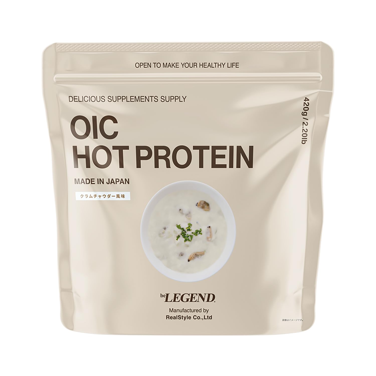 OIC Hot Protein Clam Chowder MPC HOT Clam Soup 420g B-Legend Flavor, Protein,
OIC Hot Protein Clam Chowder MPC HOT Clam Soup 420g B-Legend Flavor, Protein,