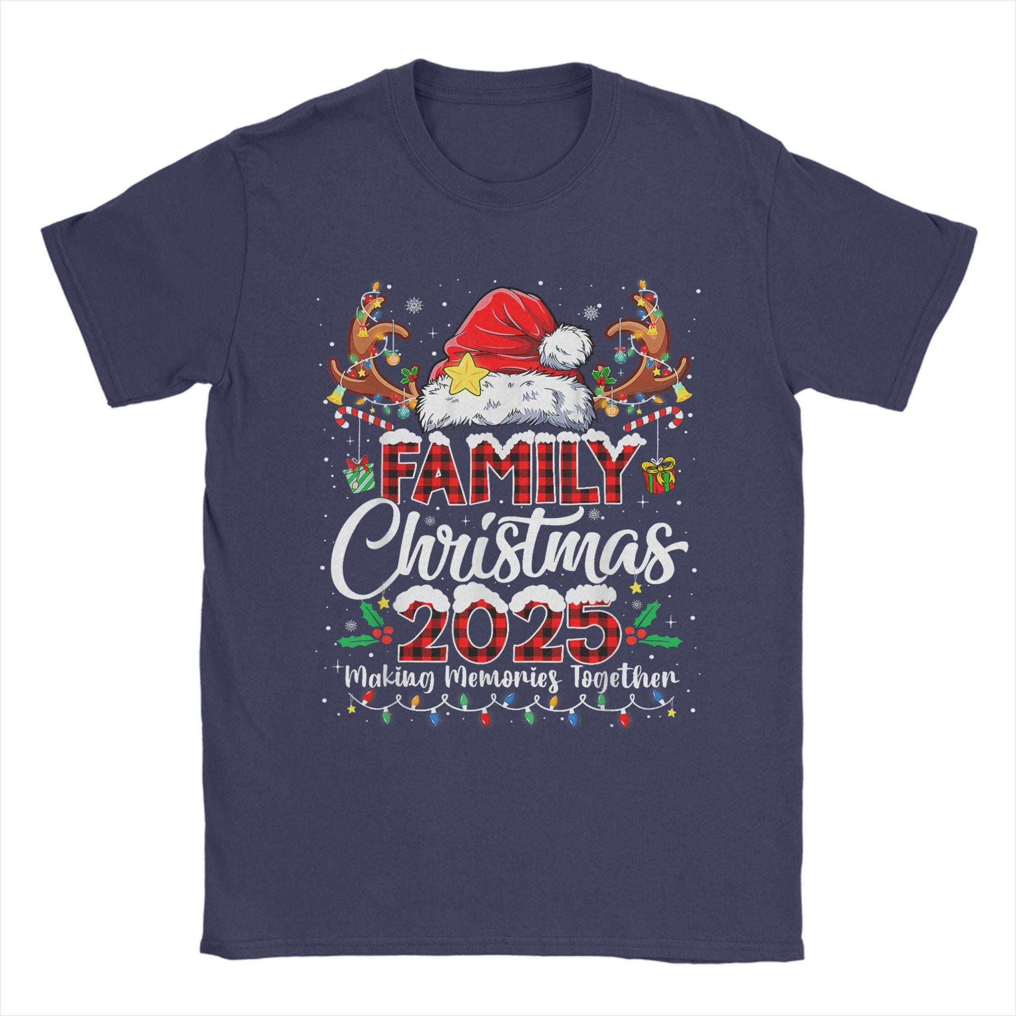 Merry Christmas Red Santa Hat Reindeer Xmas Matching Family TShirt Cotton TShirts For Men Tee Shirt Short Sleeve Vintage Tops 4XL
Merry Christmas Red Santa Hat Reindeer Xmas Matching Family TShirt Cotton TShirts For Men Tee Shirt Short Sleeve Vintage Tops 4XL