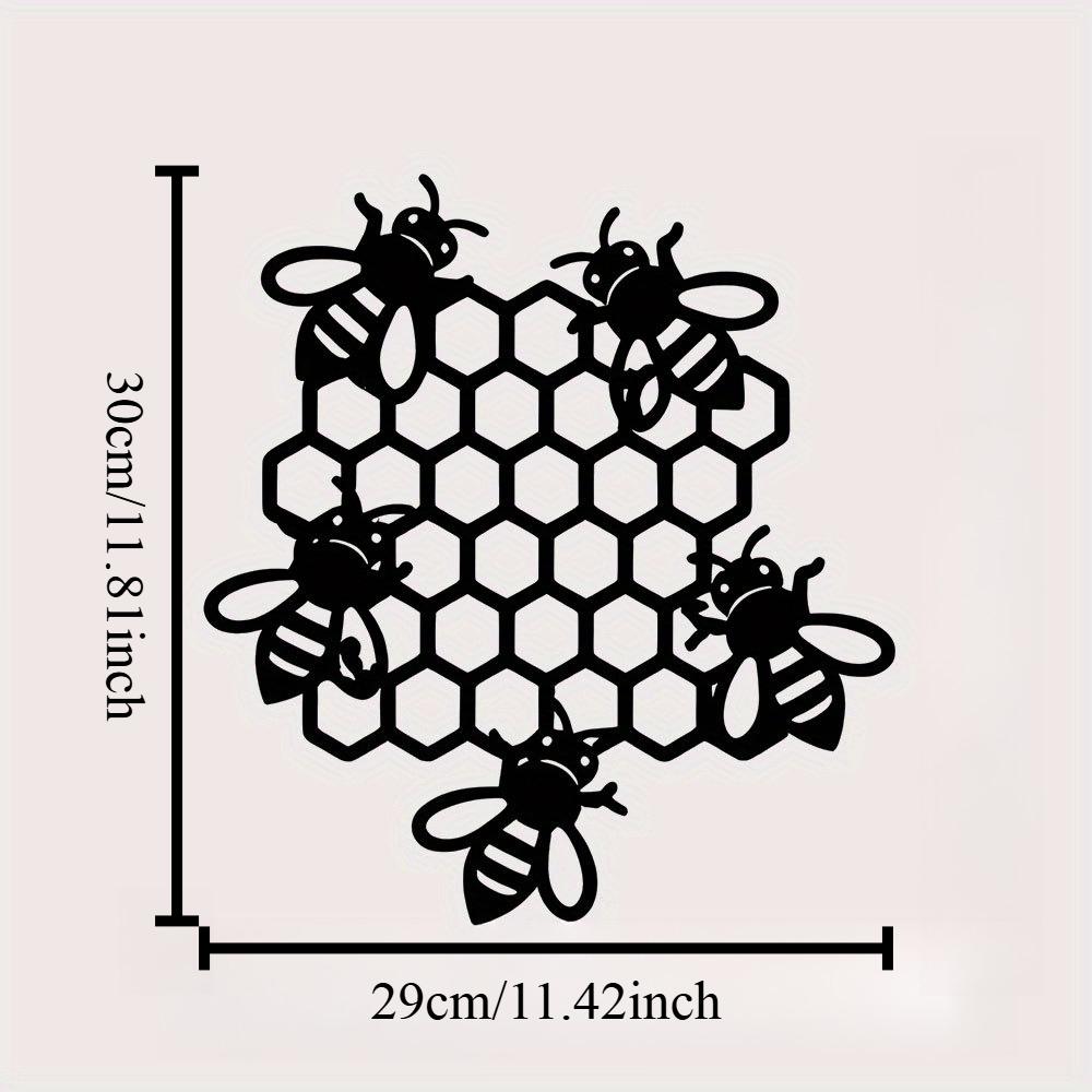 4 Bees and Honeycomb Metal Sign 8x12 Inch Wrought Iron Wall Decor for Home Cafe Orchard Outdoor Spring Festival Farm Party Bee Festival Eco Event 12in
4 Bees and Honeycomb Metal Sign 8x12 Inch Wrought Iron Wall Decor for Home Cafe Orchard Outdoor Spring Festival Farm Party Bee Festival Eco Event 12in
