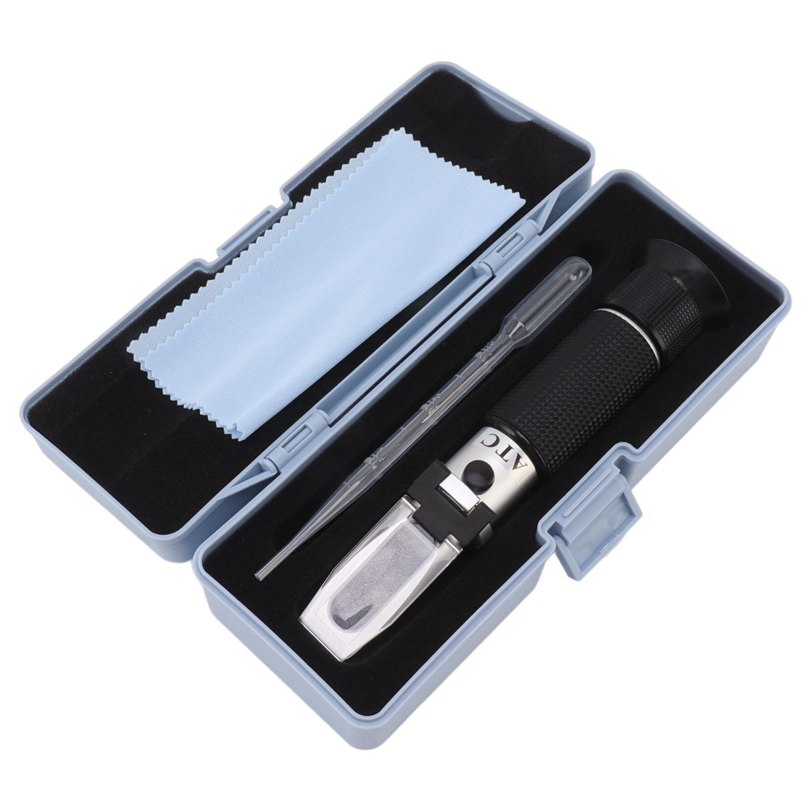 Brix Meter Refractometer 1030percent Aluminum Portable Handheld Sugar Content Hydrometer for Fruit Honey
Brix Meter Refractometer 1030percent Aluminum Portable Handheld Sugar Content Hydrometer for Fruit Honey