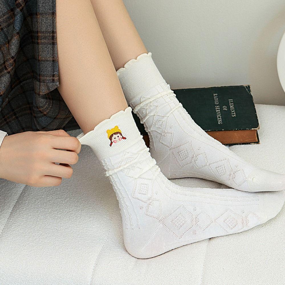 Heart Japanese Style Rabbit Tulip Flower Women Winter Socks Cotton Tube Socks JK Socks Embroidery
Heart Japanese Style Rabbit Tulip Flower Women Winter Socks Cotton Tube Socks JK Socks Embroidery