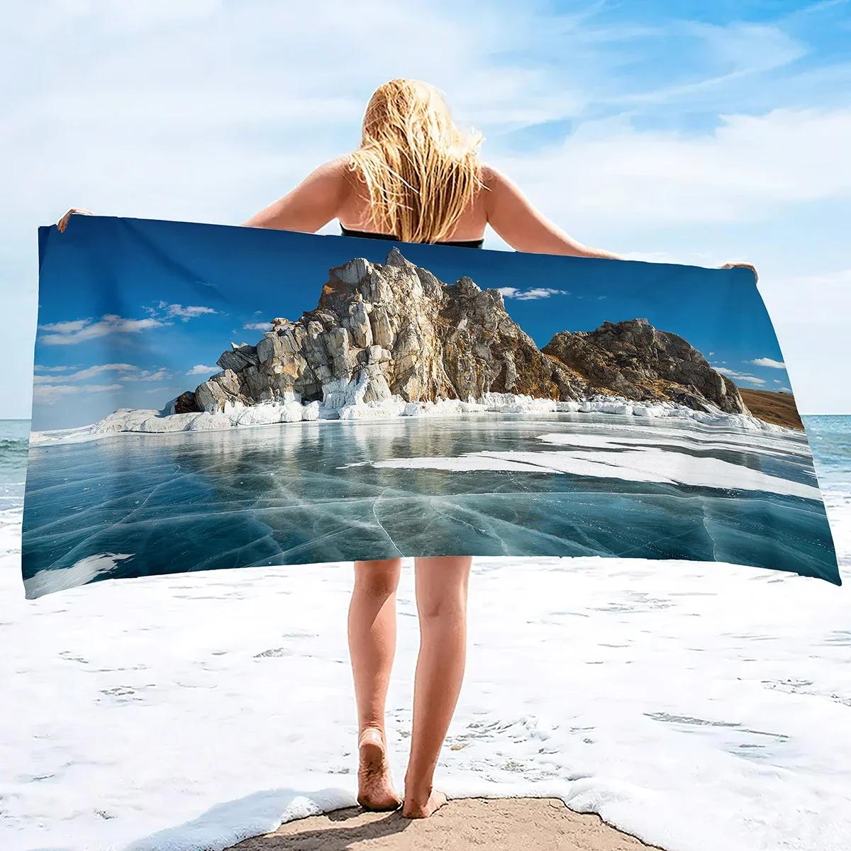 Baikal Beach Towel Microfiber Oversized Travel Towels Lightweight Super Absorbent Compact Beach Accessories Quick Dry Pool Towel W30*H60(CM)
Baikal Beach Towel Microfiber Oversized Travel Towels Lightweight Super Absorbent Compact Beach Accessories Quick Dry Pool Towel W30*H60(CM)