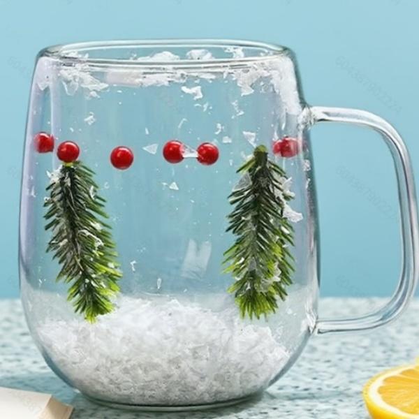 Double Wall Glass Tea Cup with Dried Flowers, Insulated Glass Mug for Coffee & Home Decor
Double Wall Glass Tea Cup with Dried Flowers, Insulated Glass Mug for Coffee & Home Decor