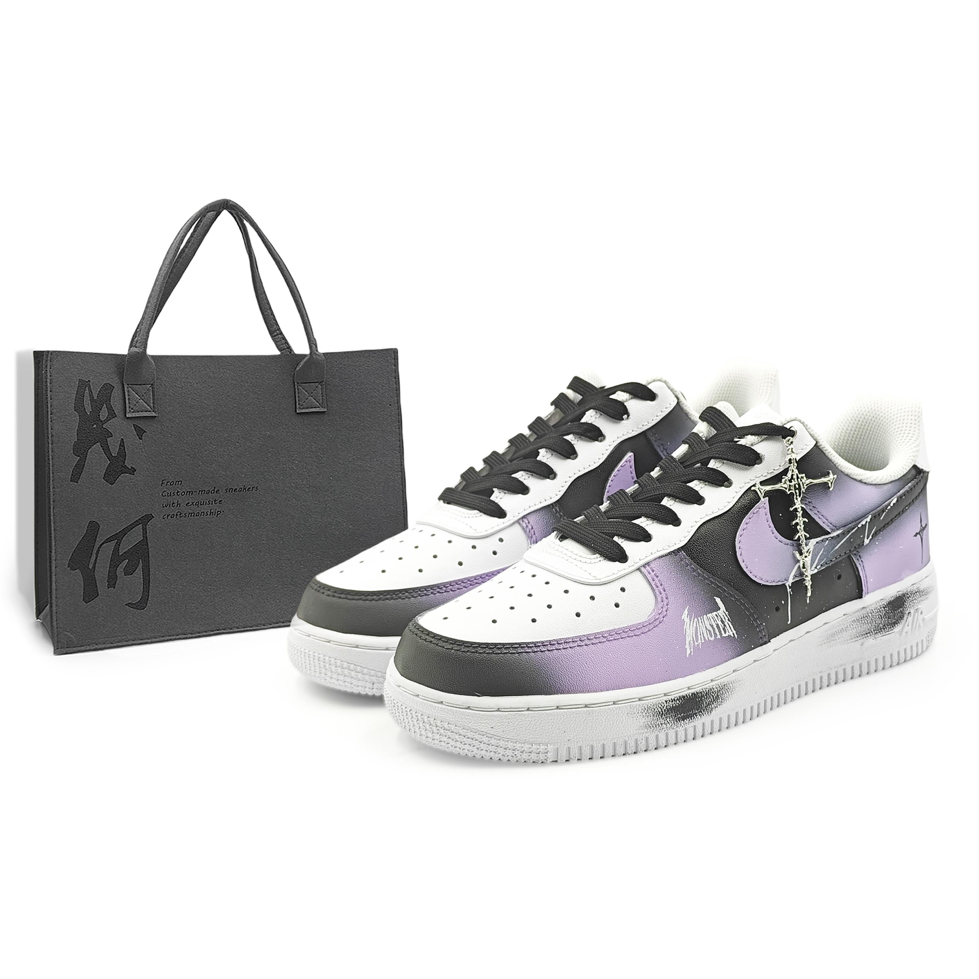 Nike Air Force 1 Abrasion Resistant Low top Skateboard Shoes Unisex Black Purple CW2288-111(Team1284- 1 S) 42.5
Nike Air Force 1 Abrasion Resistant Low top Skateboard Shoes Unisex Black Purple CW2288-111(Team1284- 1 S) 42.5