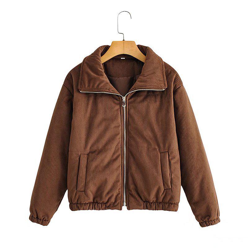 2023 Autumn Women s Urban Street Fashion Corduroy Jacket – European & American Style M коричневий
2023 Autumn Women s Urban Street Fashion Corduroy Jacket – European & American Style M коричневий