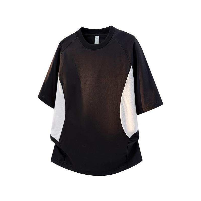 Men s loose-fitting short-sleeved T-shirt tops quarter-sleeved round neck short-sleeved T-shirt 2XL чёрный
Men s loose-fitting short-sleeved T-shirt tops quarter-sleeved round neck short-sleeved T-shirt 2XL чёрный