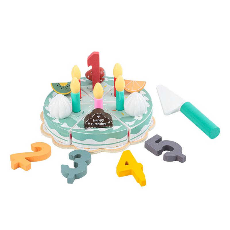 Children Pretend Play Wooden Birthday Cake Kitchen Food Play Cutting Toys Imitation Game for Kids Houseplay Game Educational Set
Children Pretend Play Wooden Birthday Cake Kitchen Food Play Cutting Toys Imitation Game for Kids Houseplay Game Educational Set