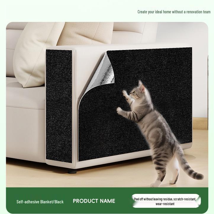 Multi-functional Cat Scratch Board: Scratch-Resistant, No-Shedding Wall Sticker & Teaser Mat 30cm x 30cm x 4mm чорний
Multi-functional Cat Scratch Board: Scratch-Resistant, No-Shedding Wall Sticker & Teaser Mat 30cm x 30cm x 4mm чорний