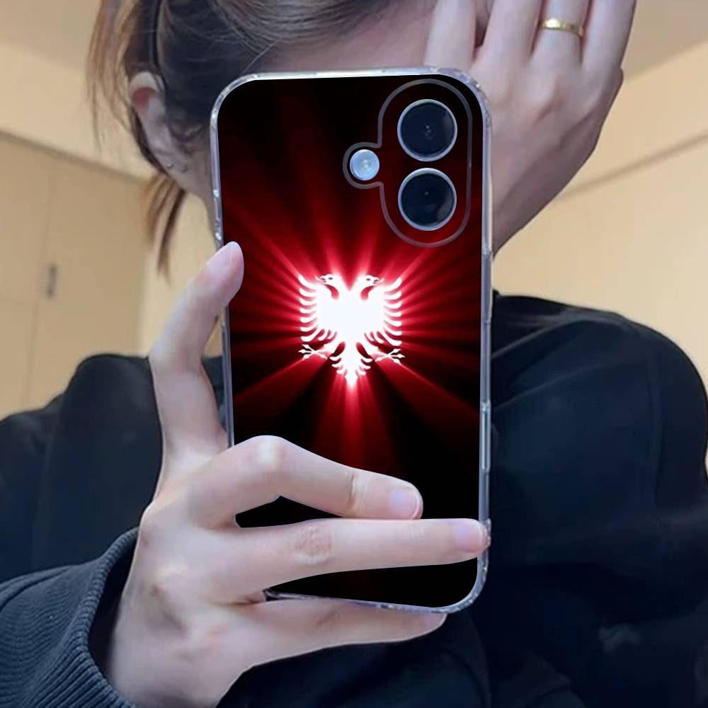 Albania Albanians Flag Phone Case For iPhone 17 15 14 13 11 12 16 Pro Max Plus Mini Transparent Silicone Soft Funda iPhone 14 pro
Albania Albanians Flag Phone Case For iPhone 17 15 14 13 11 12 16 Pro Max Plus Mini Transparent Silicone Soft Funda iPhone 14 pro