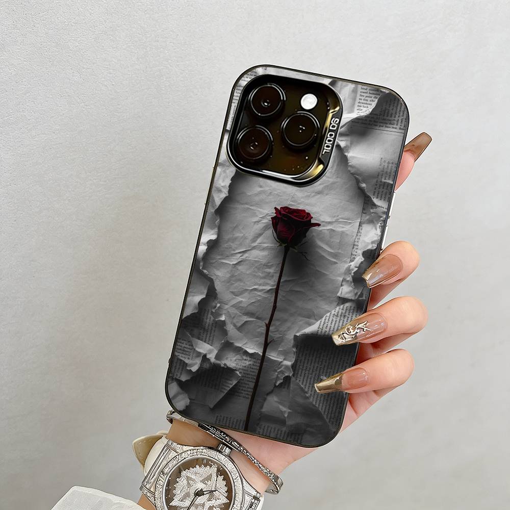 Rose Phone Case For iPhone 17,16,15,14,13,12,11 Plus,Pro Max,XS,Colorful Silver Black Cover iPhone13ProMax
Rose Phone Case For iPhone 17,16,15,14,13,12,11 Plus,Pro Max,XS,Colorful Silver Black Cover iPhone13ProMax