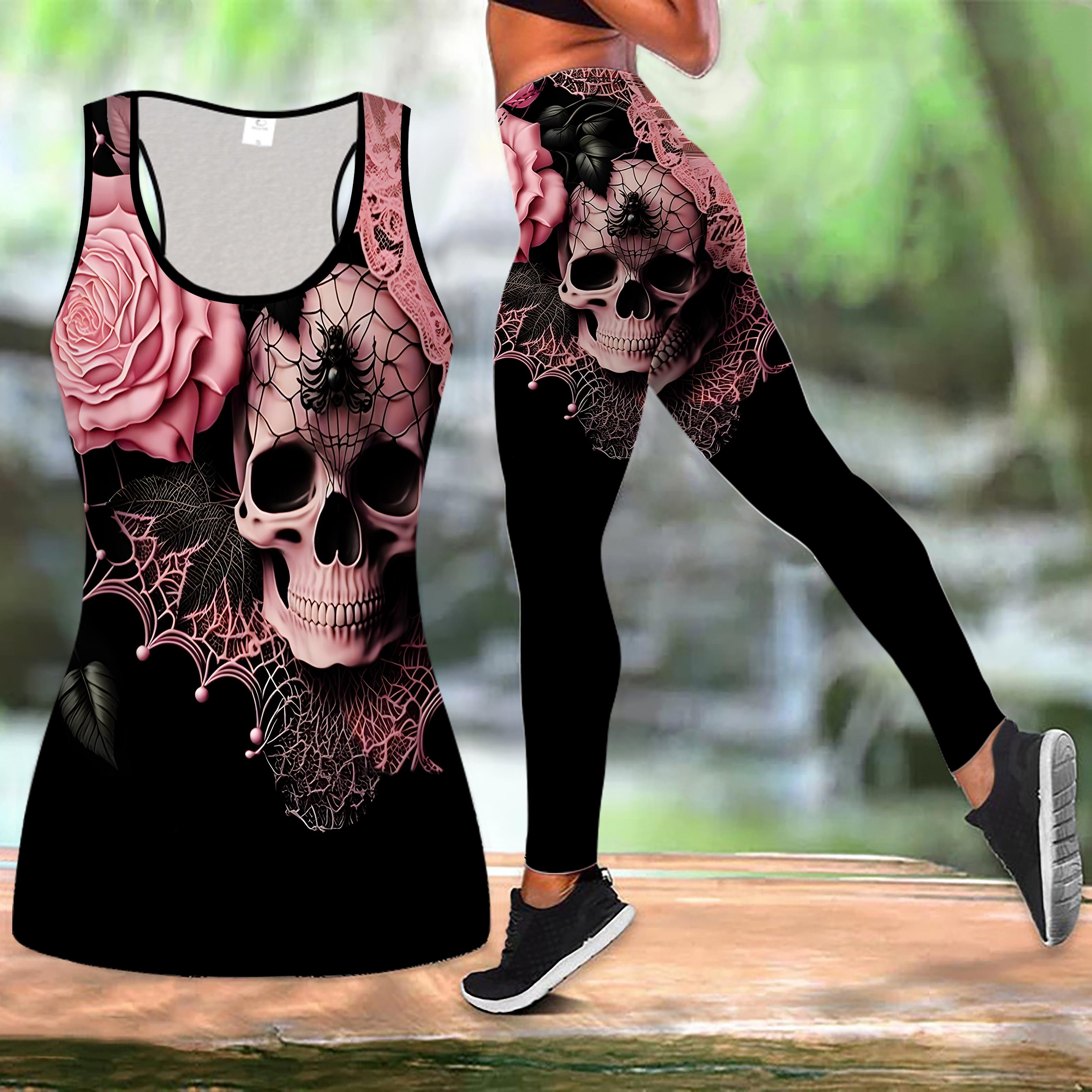Halloween Print Yoga Outfit for Women Fashion Workout Leggings Fitness Sports Casual Yoga Set Sports Suit XXL рожевий
Halloween Print Yoga Outfit for Women Fashion Workout Leggings Fitness Sports Casual Yoga Set Sports Suit XXL рожевий