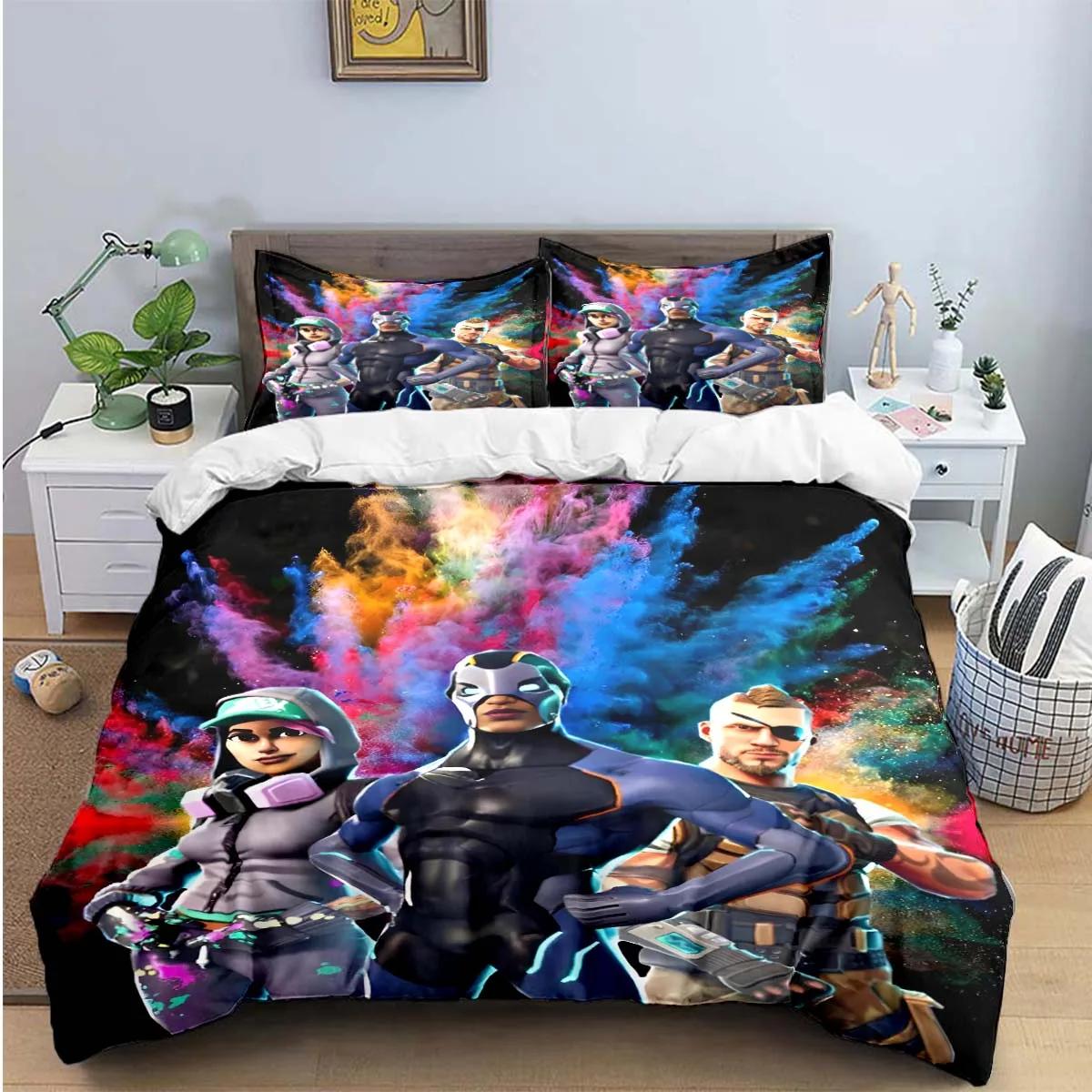 3D Fashion Game Cartoon Character Print Bedding Sets Bed Supplies Set Duvet Cover Bed Comforter Set Bedding Set Gift EU Single(135*200cm)3pcs
3D Fashion Game Cartoon Character Print Bedding Sets Bed Supplies Set Duvet Cover Bed Comforter Set Bedding Set Gift EU Single(135*200cm)3pcs