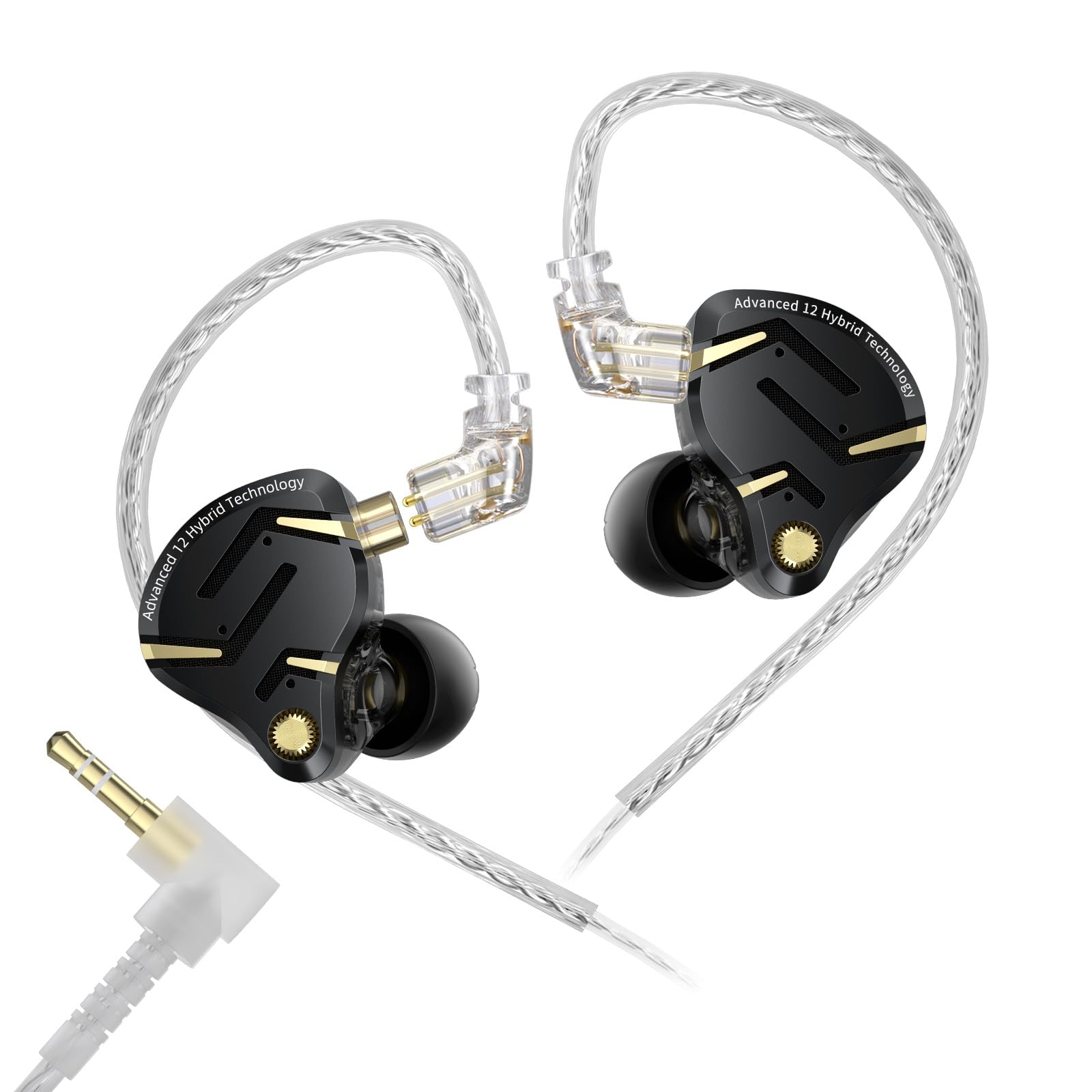 KZ ZS12 Pro 2 KZ Earphones Hybrid IEM Wired Earphones Monitors Chinese Brand Electronic Crossover Circuit HiFi Sound Quality Gaming Compatible Canal чорний
KZ ZS12 Pro 2 KZ Earphones Hybrid IEM Wired Earphones Monitors Chinese Brand Electronic Crossover Circuit HiFi Sound Quality Gaming Compatible Canal чорний