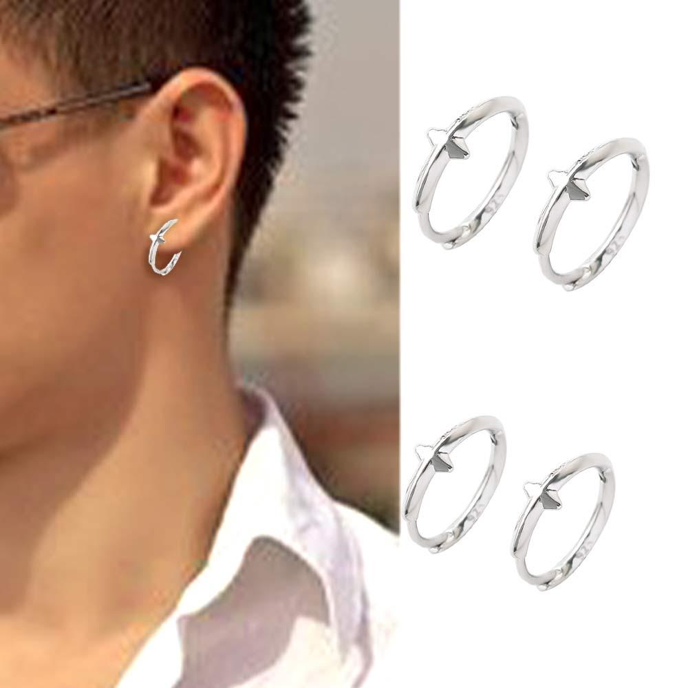 High Quality Star Silver Color Hip Hop Men Earrings Hoop Earrings Ear Studs Stud Earrings 10mm
High Quality Star Silver Color Hip Hop Men Earrings Hoop Earrings Ear Studs Stud Earrings 10mm