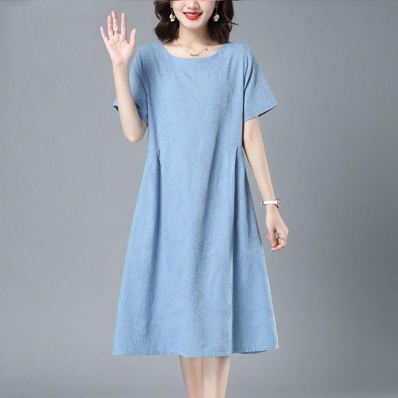 Mom summer cotton and linen dress 2025 new middle-aged and elderly women s clothing showing thin foreign casual fashion temperament skirt M 85-57.5 kg красный
Mom summer cotton and linen dress 2025 new middle-aged and elderly women s clothing showing thin foreign casual fashion temperament skirt M 85-57.5 kg красный