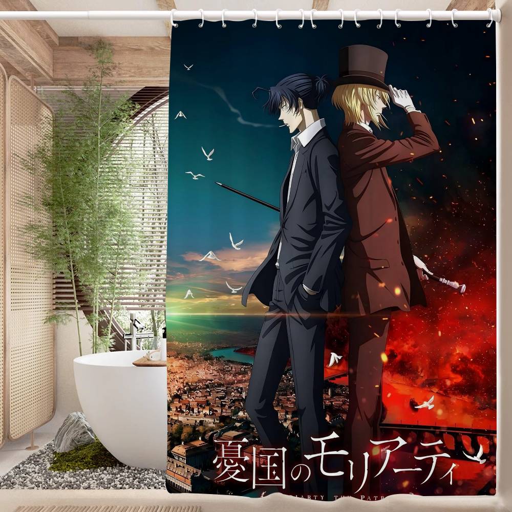 Anime M-Moriarty The Patriot Modern Simple Shower Curtain Bathroom Decorative Polyster Shower Curtain With Hook W60H190(CM)-1 Pcs
Anime M-Moriarty The Patriot Modern Simple Shower Curtain Bathroom Decorative Polyster Shower Curtain With Hook W60H190(CM)-1 Pcs