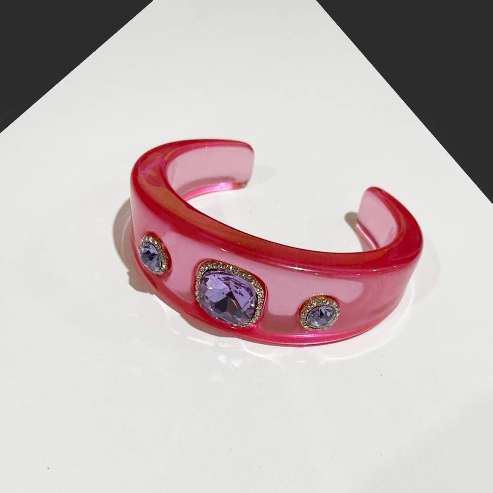 Europe American Style Irregular Wide Open Bracelet Smudging Dopamine Hand Ring Girls червоний/Яскраво-рожевий
Europe American Style Irregular Wide Open Bracelet Smudging Dopamine Hand Ring Girls червоний/Яскраво-рожевий