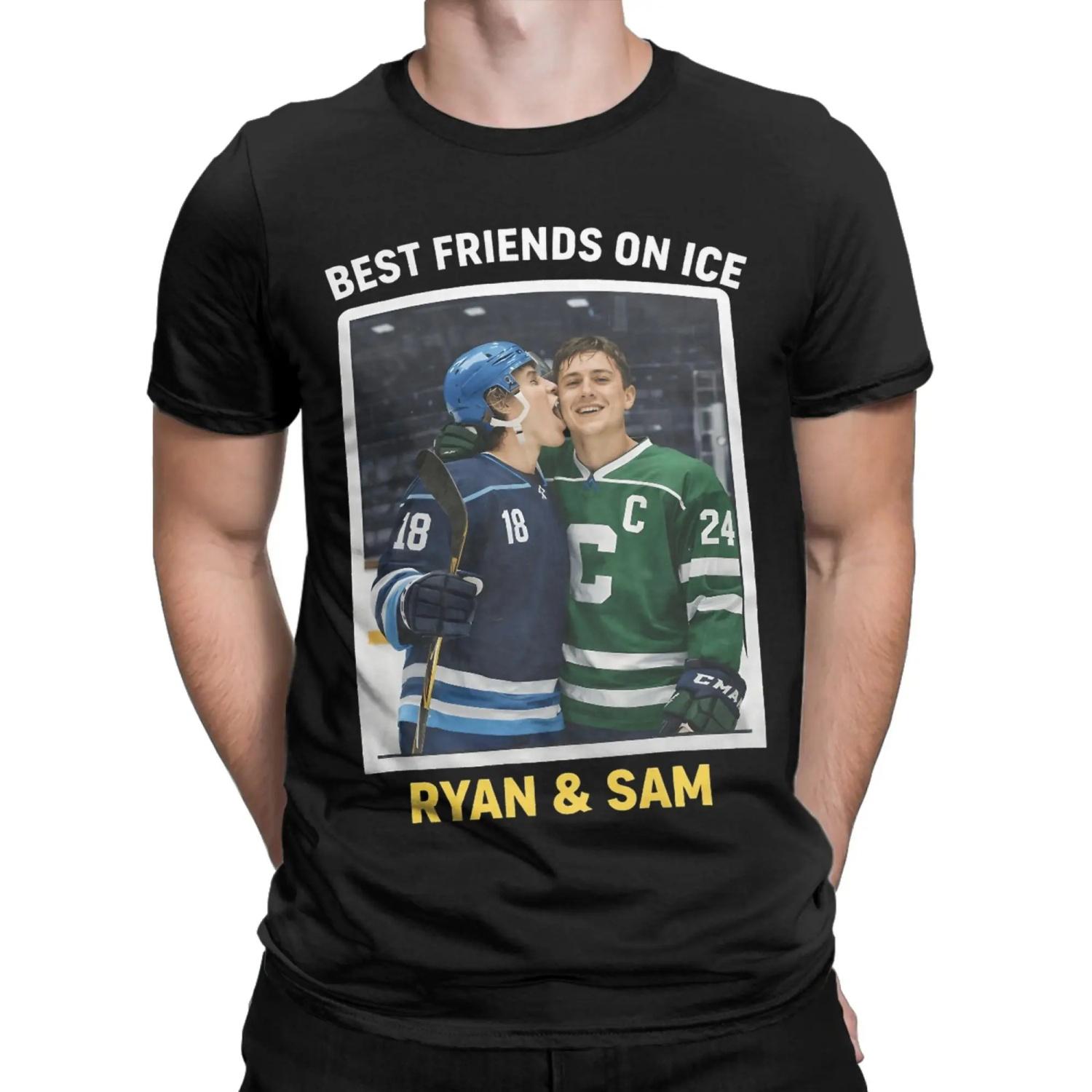 Men T-Shirt Best Friends on Ice Hockey Bros Novelty 100% Cotton Tees Short Sleeve Heated Rivalry T Shirt O Neck Clothes 6XL XXXXXL чорний
Men T-Shirt Best Friends on Ice Hockey Bros Novelty 100% Cotton Tees Short Sleeve Heated Rivalry T Shirt O Neck Clothes 6XL XXXXXL чорний