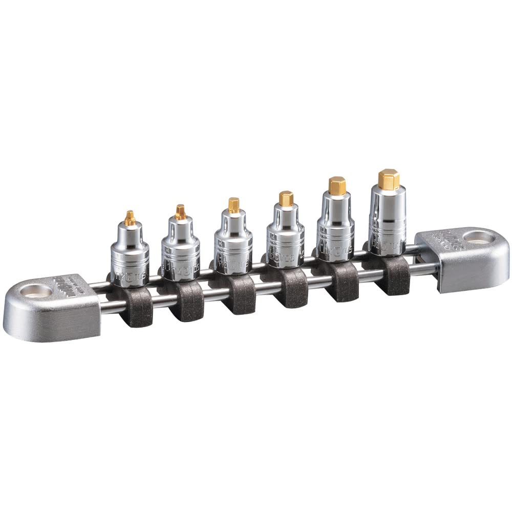 Kyoto Machinery Tools Nepros Stubby Hexagon Bit Socket Set 6 Piece NTBT2SS06A (KTC) 6.3SQ
Kyoto Machinery Tools Nepros Stubby Hexagon Bit Socket Set 6 Piece NTBT2SS06A (KTC) 6.3SQ