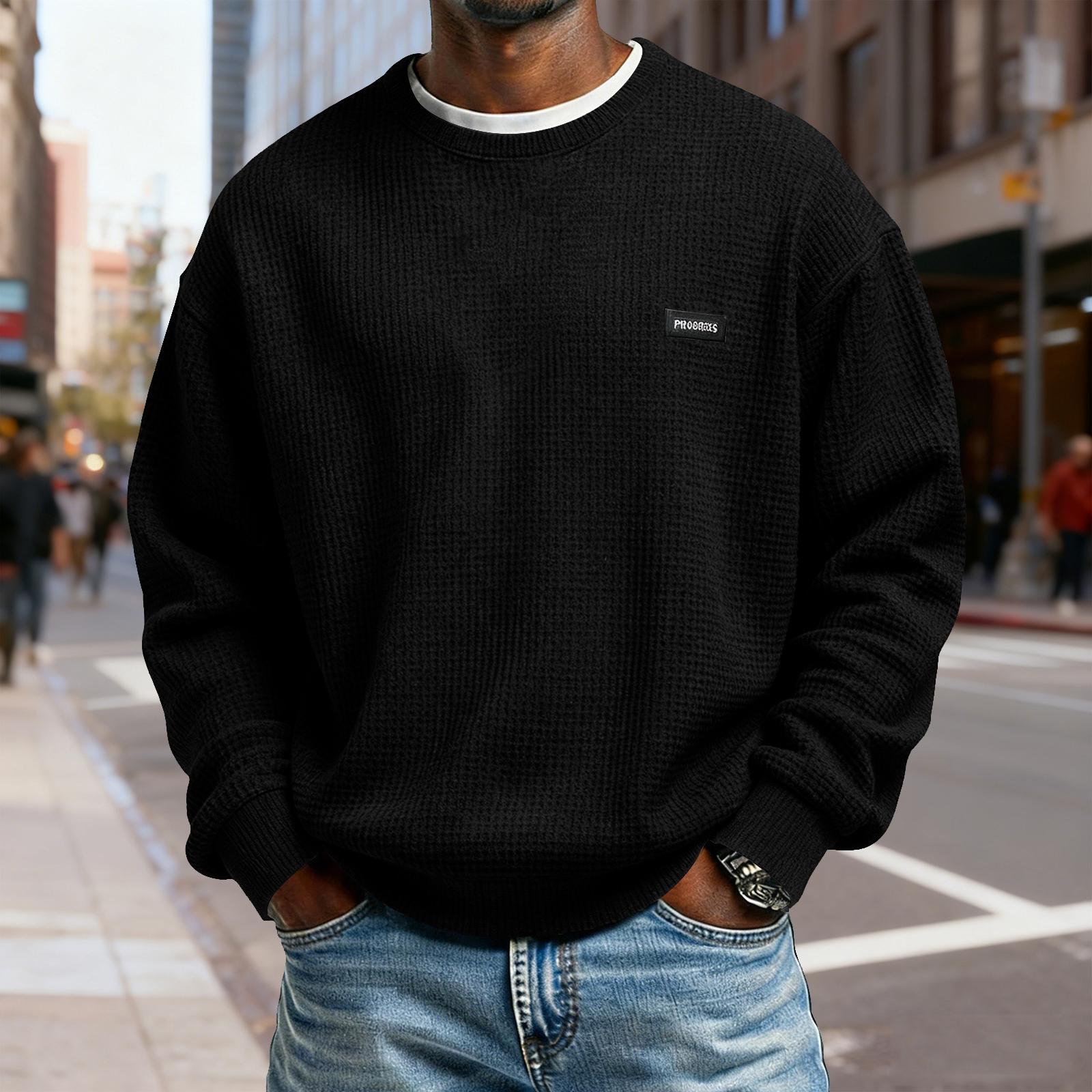 Men S Casual Round Neck Sweatshirt With Embroidered Device- Long Sleeve Pullover XL чёрный
Men S Casual Round Neck Sweatshirt With Embroidered Device- Long Sleeve Pullover XL чёрный