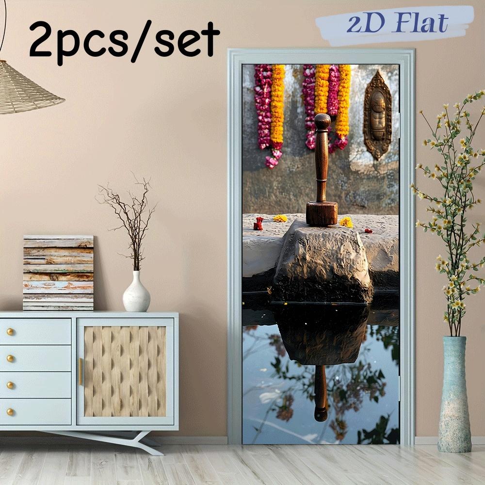 2pcs Indian style decorative wall stickers are designed with traditional religious elements as inspiration. The sacred wooden pe (as the picture,38.5x200cmx2)
2pcs Indian style decorative wall stickers are designed with traditional religious elements as inspiration. The sacred wooden pe (as the picture,38.5x200cmx2)
