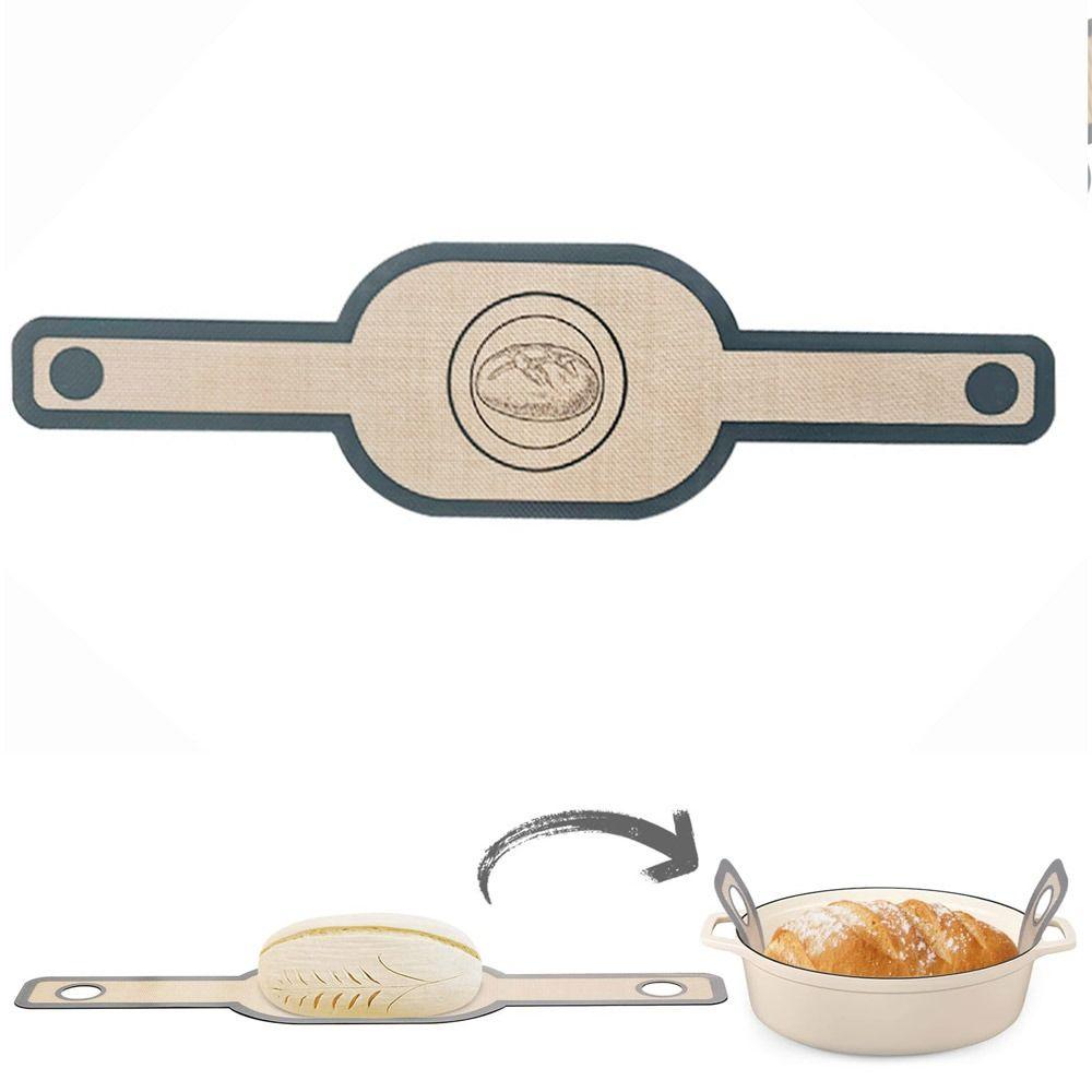 Easy Clean Long Handles Silicone Baking Mat Oval Non-Stick Bakery Oven Pad Heat-resisting Bakeware Bread Sling Kitchen Baking
Easy Clean Long Handles Silicone Baking Mat Oval Non-Stick Bakery Oven Pad Heat-resisting Bakeware Bread Sling Kitchen Baking