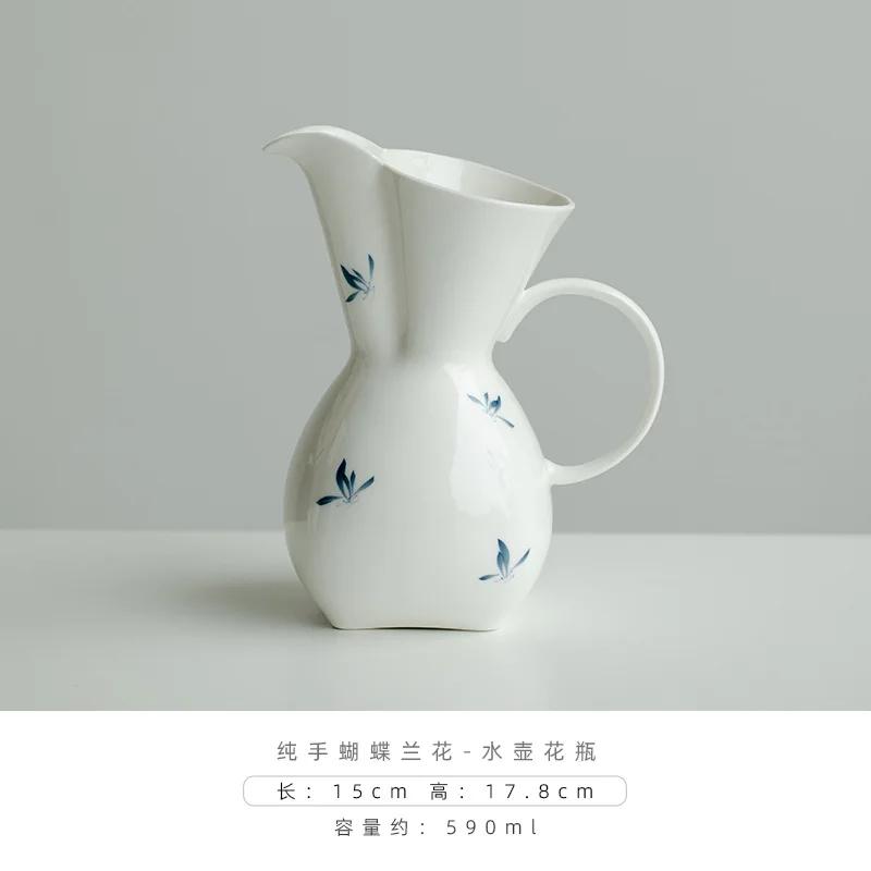 Pure Hand Butterfly Butterfly Orchid Ceramic Flower Pot Creative Cold Water Pot Flower Basket Flower Arrangement Ornaments Craft
Pure Hand Butterfly Butterfly Orchid Ceramic Flower Pot Creative Cold Water Pot Flower Basket Flower Arrangement Ornaments Craft